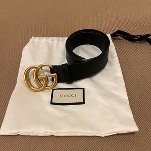 Gucci GG MARMONT LEATHER BELT